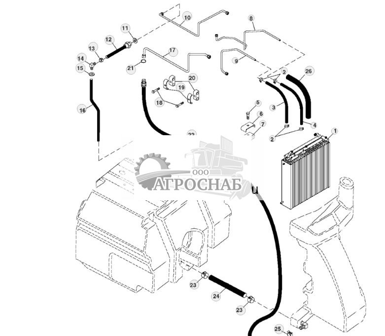 ОХЛАДИТЕЛЬ ТОПЛИВАТОПЛИВОПРОВОДЫ - ST393867 160.jpg